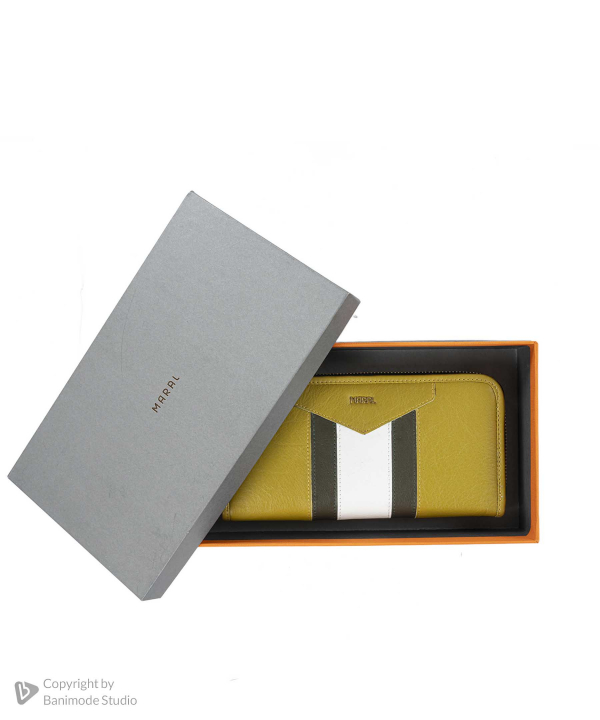 کیف پالتویی چرم طبیعی زنانه مارال چرم Maral Leather مدل آنیدا