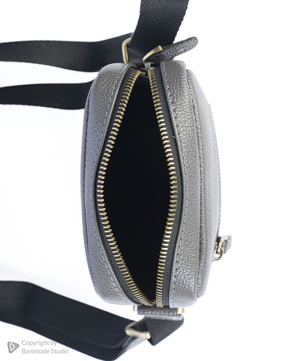 کیف کراس بادی چرم طبیعی مردانه مارال چرم Maral Leather مدل مهراد
