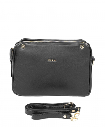 کیف دوشی چرم طبیعی زنانه مارال چرم Maral Leather مدل مروارید