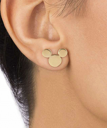 گوشواره طلا میکی ماوس پرسته Parasteh کد WE25