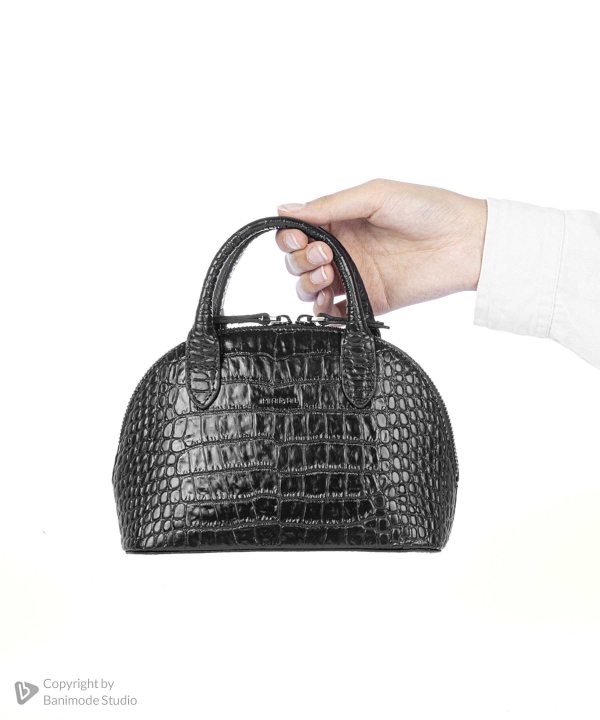 کیف دوشی چرم طبیعی زنانه مارال چرم Maral Leather مدل کاتیا