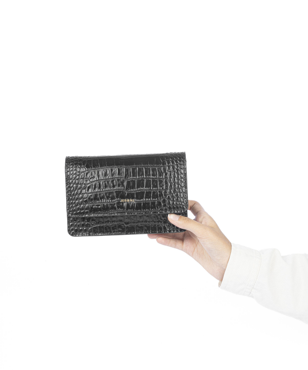 کیف دوشی چرم طبیعی زنانه مارال چرم Maral Leather مدل لنا