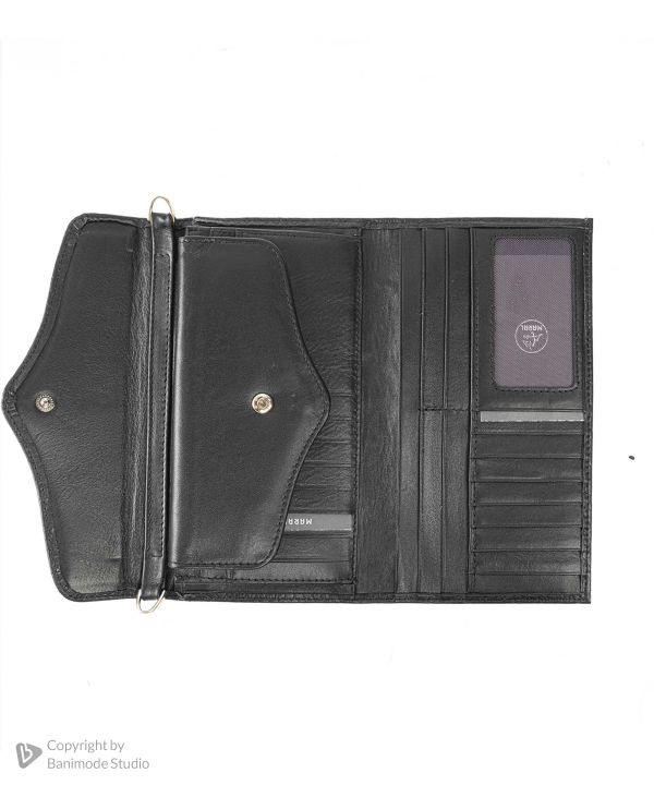 کیف دوشی چرم طبیعی زنانه مارال چرم Maral Leather مدل هلن