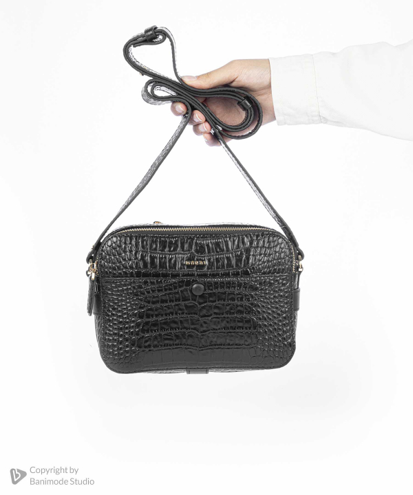 کیف دوشی چرم طبیعی زنانه مارال چرم Maral Leather مدل مهسا