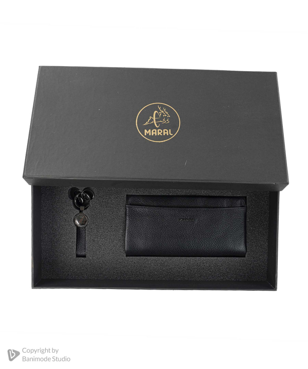 ست هدیه چرم طبیعی زنانه مارال چرم Maral Leather مدل سوین