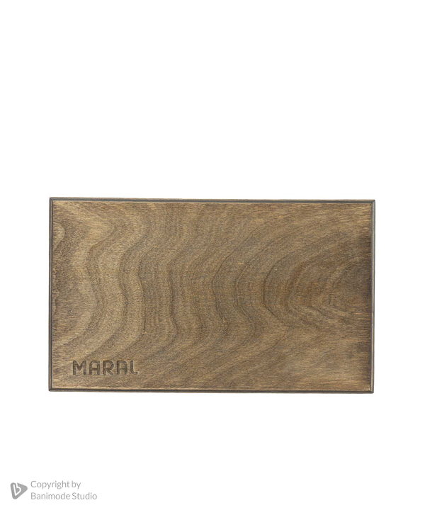 کیف پالتویی چرم طبیعی زنانه مارال چرم Maral Leather مدل ارغوان