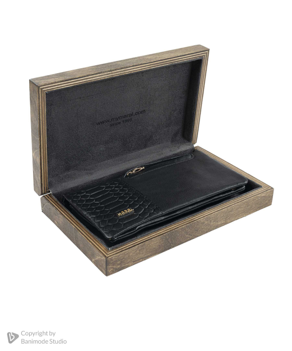 کیف پالتویی چرم طبیعی زنانه مارال چرم Maral Leather مدل ارغوان
