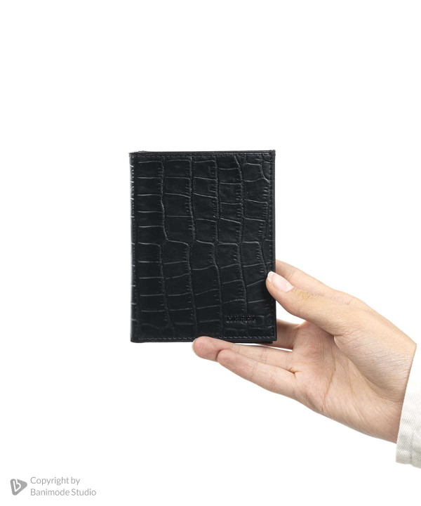 کیف پول چرم طبیعی مردانه مارال چرم Maral Leather مدل پیشداد