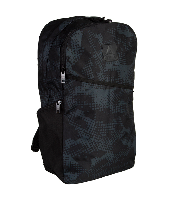 کوله پشتی اسپرت ذغالی طرح دار ریباک Reebok مدل CV3980