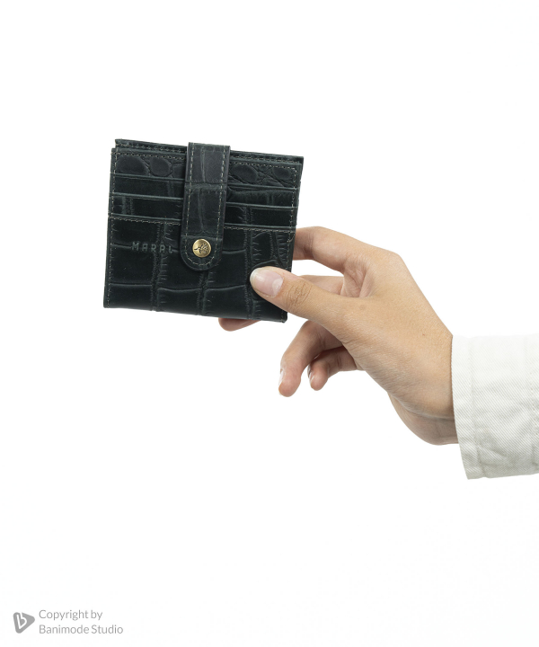 کیف پول چرم طبیعی مردانه مارال چرم Maral Leather مدل لئون