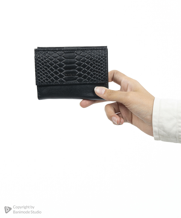 کیف پول چرم طبیعی زنانه مارال چرم Maral Leather مدل مهرآنا