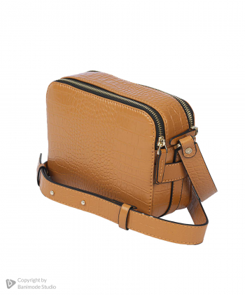 کیف دوشی چرم طبیعی زنانه مارال چرم Maral Leather مدل مهسا