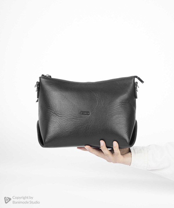 کیف دوشی چرم طبیعی زنانه مارال چرم Maral Leather مدل مدیسون