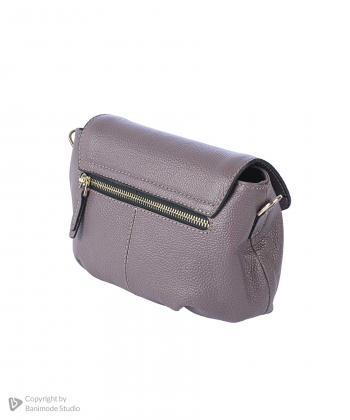 کیف کراس بادی چرم طبیعی زنانه مارال چرم Maral Leather مدل ژینا