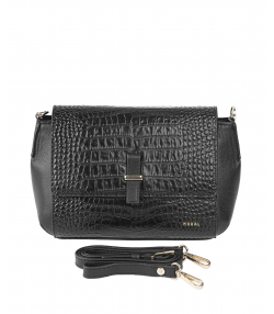 کیف دوشی چرم طبیعی زنانه مارال چرم Maral Leather مدل پرتو