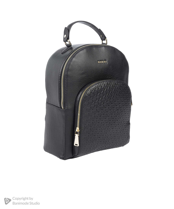 کوله پشتی چرم طبیعی زنانه مارال چرم Maral Leather مدل خرسند