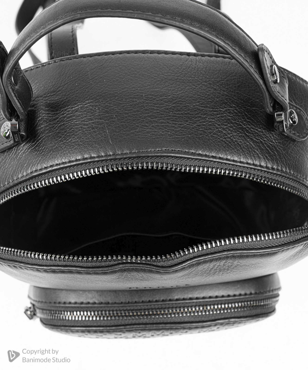 کوله پشتی چرم طبیعی زنانه مارال چرم Maral Leather مدل رخشان