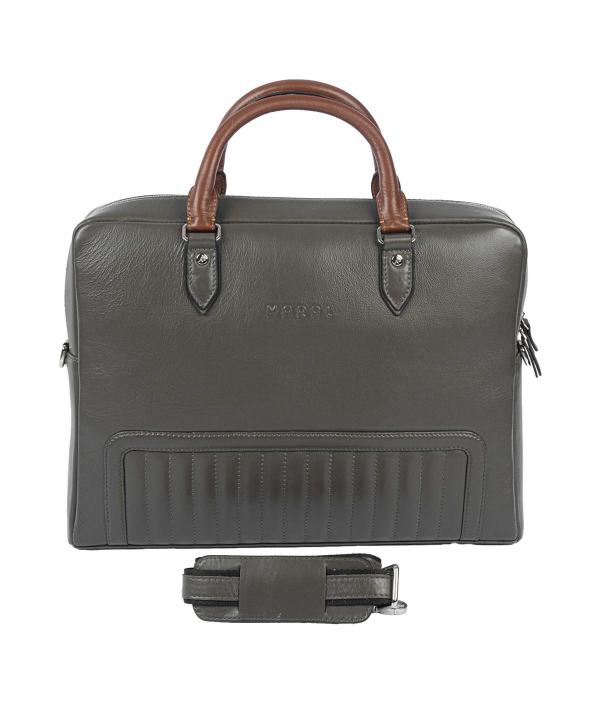 کیف اداری چرم طبیعی مردانه مارال چرم Maral Leather مدل یاسان