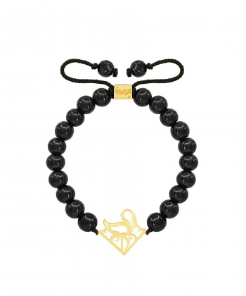 دستبند طلا سنگی فلامینگو پرسته Parasteh کد WBB344