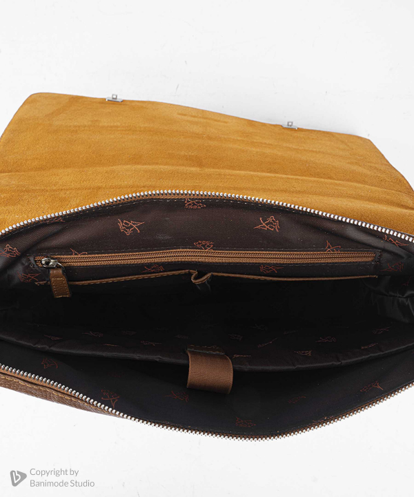 کیف اداری چرم طبیعی مردانه مارال چرم Maral Leather مدل پرهام