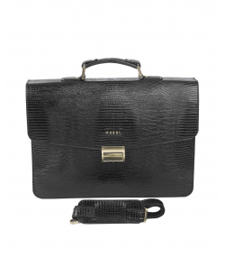 کیف اداری چرم طبیعی مردانه مارال چرم Maral Leather مدل رامتین
