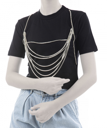 تیشرت آستین کوتاه زنانه لوسیفر مدل W21819