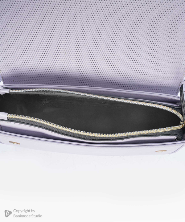کیف دوشی چرم طبیعی زنانه مارال چرم Maral Leather مدل کمند