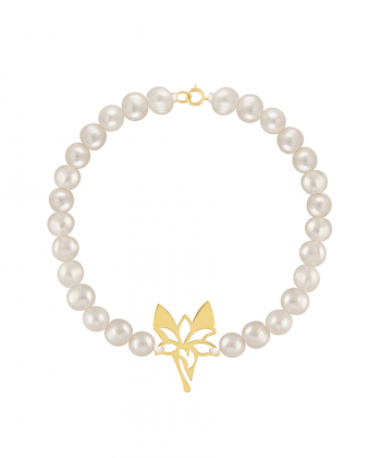 دستبند طلا سنگی عدد هفت پرسته Parasteh کد WBB620