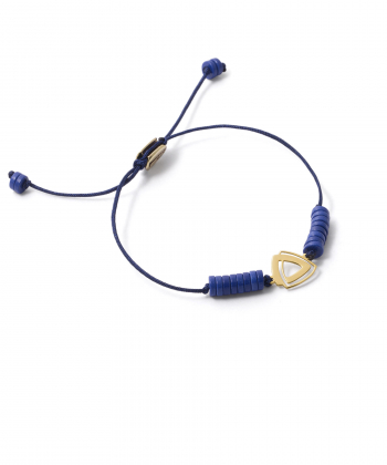 دستبند طلا سنگی مثلث سه بعدی پرسته Parasteh کد WBB1285