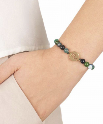 دستبند طلا سنگی نماد ماه آبان پرسته Parasteh کد WBB143