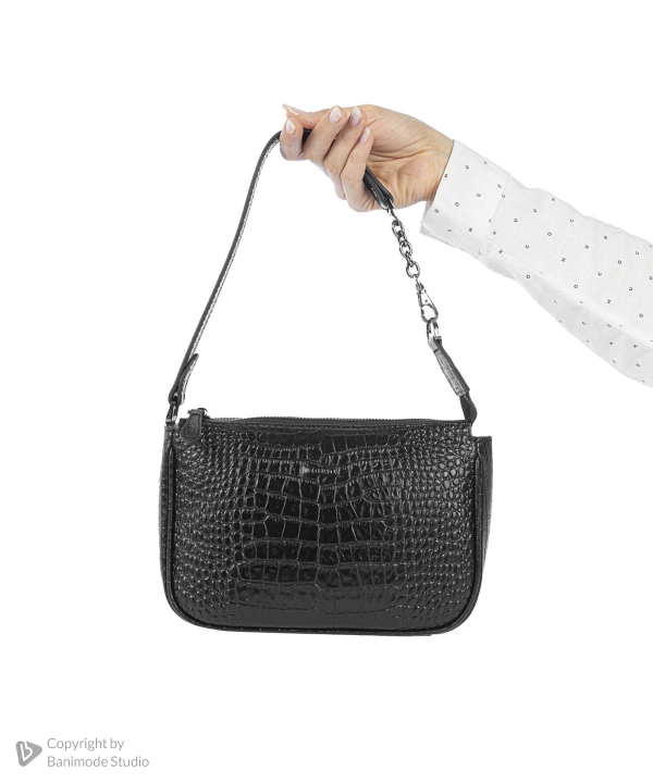 کیف دوشی چرم طبیعی زنانه مارال چرم Maral Leather مدل دوریتا