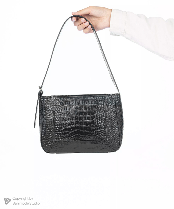 کیف دوشی چرم طبیعی زنانه مارال چرم Maral Leather مدل مرینا