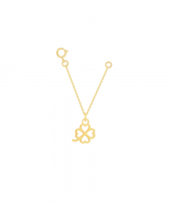 آویز ساعت طلا شبدر پرسته Parasteh کد Z24