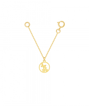 آویز ساعت طلا پروانه و گل پرسته Parasteh کد Z64