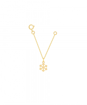 آویز ساعت طلا دانه برف پرسته Parasteh کد Z30