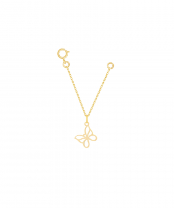 آویز ساعت طلا پروانه پرسته Parasteh کد Z27