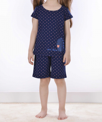 تیشرت و شلوارک دخترانه ناربن Narbon کد 1616