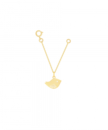 آویز ساعت طلا گنجشک پرسته Parasteh کد Z38