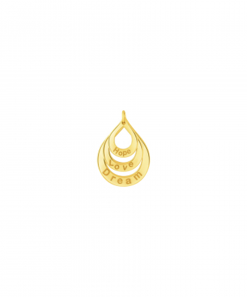 آویز طلا اشک پرسته Parasteh کد A54