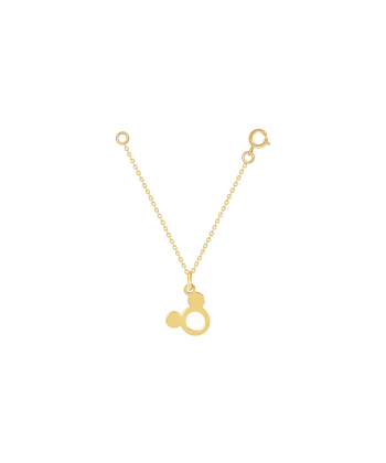 آویز ساعت طلا میکی پرسته Parasteh کد Z50