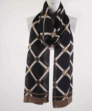 شال ابریشم زنانه نوولاشال Novella Shawl کد 33082