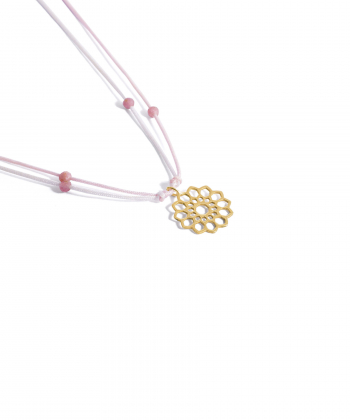 گردنبند طلا بافت چاکرا تاجی پرسته Parasteh کد wn1314