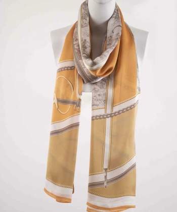 شال ابریشم زنانه نوولاشال Novella Shawl کد 33077