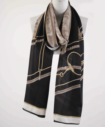 شال ابریشم زنانه نوولاشال Novella Shawl کد 33078