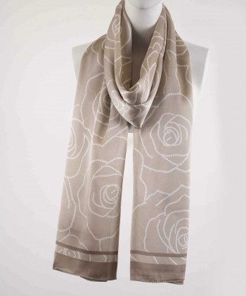 شال ابریشم زنانه نوولاشال Novella Shawl کد 33069