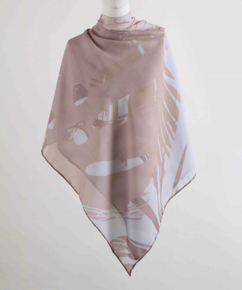روسری نخی زنانه نوولاشال Novella Shawl کد 22072