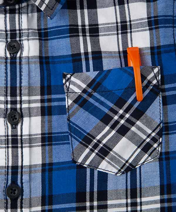 پیراهن پسرانه چهارخانه جین وست Jeanswest