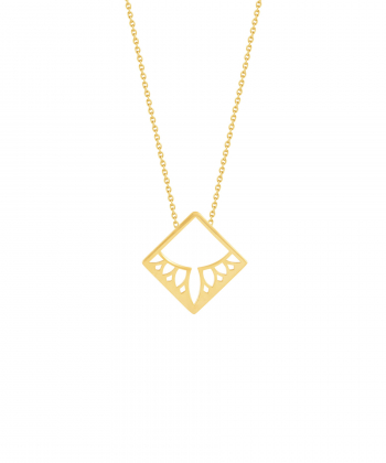 گردنبند طلا پلاک خورشید پرسته Parasteh کد WN404