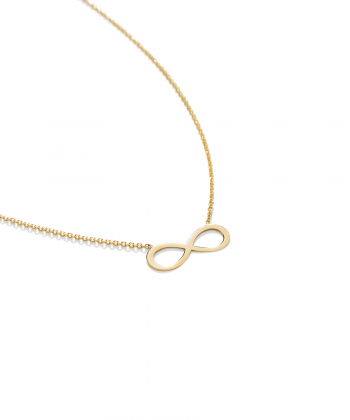 گردنبند طلا بی نهایت پرسته Parasteh کد WN414