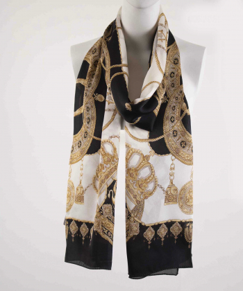 شال ابریشم زنانه نوولاشال Novella Shawl کد 33086